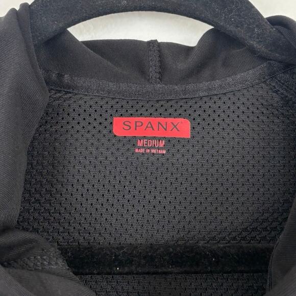 SPANX Contour Athleisure Hooded Vented Jacket Black Medium - Picture 5 of 5